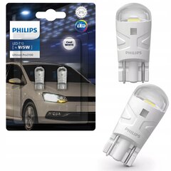 Autolambid Philips Ultinon Pro3100 W5W T10 6000K LED цена и информация | Автомобильные лампочки | kaup24.ee