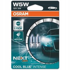 Autolambid Osram W5W jahe sinine intensiivne 2825CBN-02B цена и информация | Автомобильные лампочки | kaup24.ee