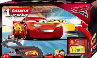 Autorada Carrera First Disney Pixar Cars цена и информация | Развивающий мелкую моторику - кинетический песок KeyCraft NV215 (80 г) детям от 3+ лет, бежевый | kaup24.ee