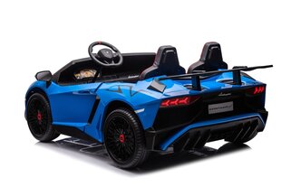 Kahekohaline laste elektriauto Lamborghini Aventador SV Strong vehicle, sinine цена и информация | Электромобили для детей | kaup24.ee