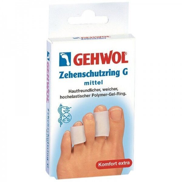P-Gel kaitsesõrmus sõrmele Gehwol, keskmise suurusega, 2 tk hind ja info | Esmaabi | kaup24.ee