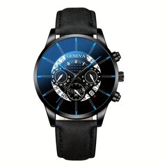 Мужские кварцевые часы Geneva 777 цена и информация | Мужские часы | kaup24.ee