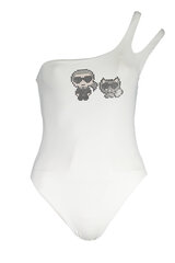 Naiste trikoo Karl Lagerfeld Beachwaer KL22WOP02_BIANCO_WHITE-8057502623482, valge hind ja info | Naiste ujumisriided | kaup24.ee