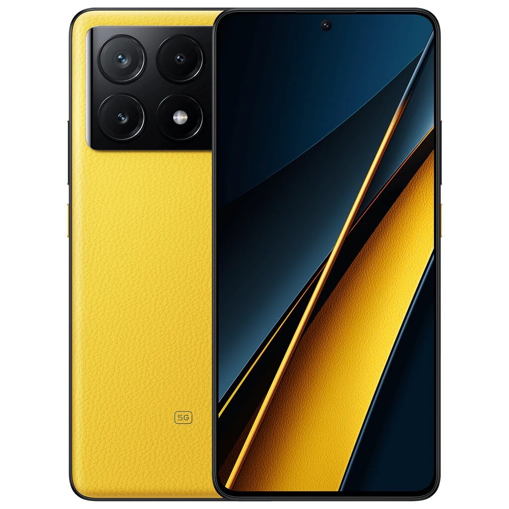 POCO X6 Pro 5G 12/512GB Yellow hind ja info | Telefonid | kaup24.ee