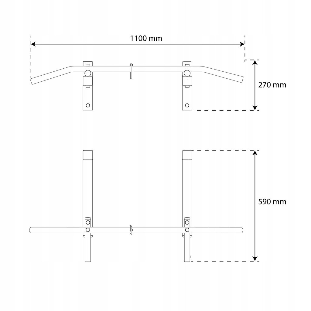 Tõmbekang K-sport, 110x59 cm hind ja info | Lõuatõmbekangid | kaup24.ee