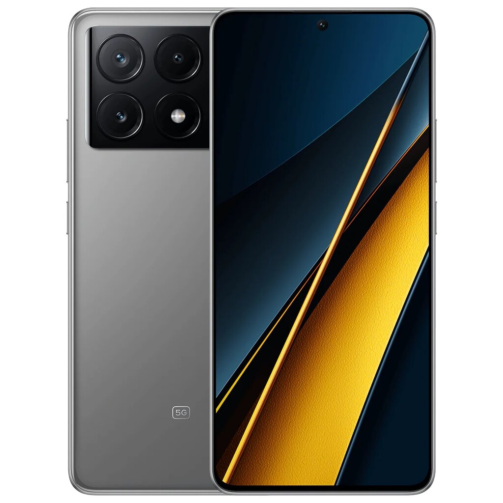 Xiaomi Poco X6 Pro 5G 8/256GB MZB0FVFEU Grey hind ja info | Telefonid | kaup24.ee