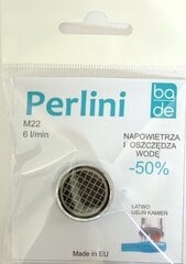 Vett säästev, kroomitud aeraator BA-DE 22F, veehulk 6l/min, FreeLime, kummist tihendiga цена и информация | Принадлежности для кухонных раковин и смесителей | kaup24.ee