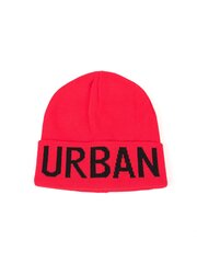 Les Hommes Шапка Urban - UHA670 951U | Urban Knit Hat - ЧерныйКрасный UHA670 951U | Urban Knit Hat цена и информация | Женские шапки | kaup24.ee