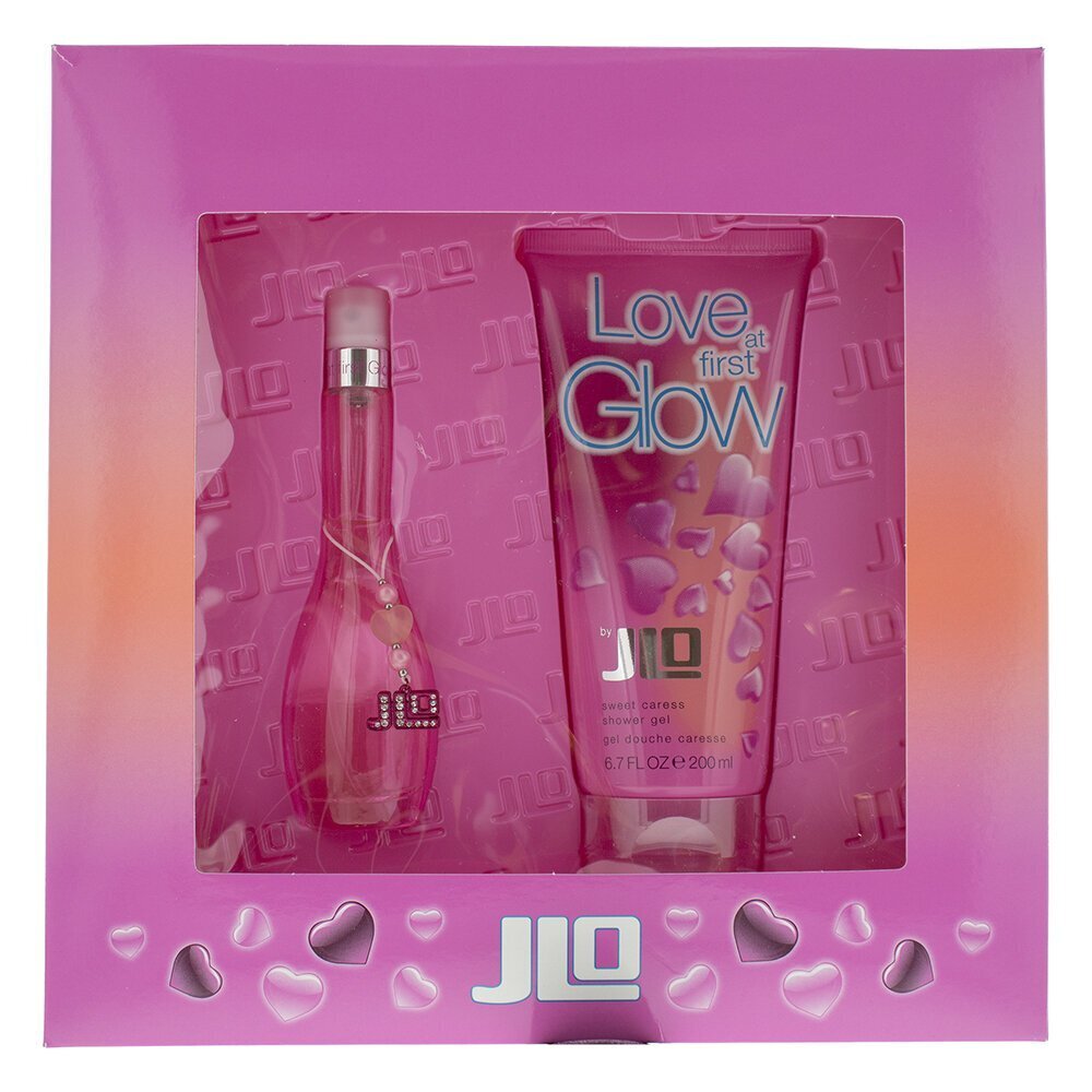 Komplekt Jennifer Lopez Love At First Glow: tualettvesi EDT naistele 30 ml + dušigeel 200 ml hind ja info | Naiste parfüümid | kaup24.ee