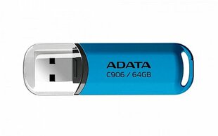 Adata C906 64GB USB 2.0 цена и информация | USB накопители | kaup24.ee