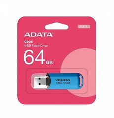 Adata C906 64GB USB 2.0 цена и информация | USB накопители | kaup24.ee