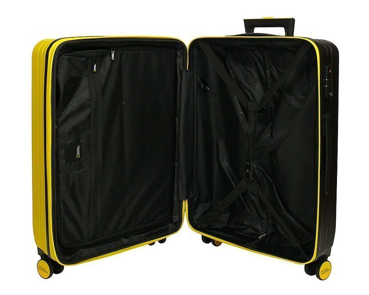 NATIONAL GEOGRAPHIC Pulse M keskmine kohver kollane 68x45,5x28 hind ja info | Kohvrid, reisikotid | kaup24.ee