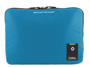 Чехол для ноутбука National Geographic Ocean, бирюзовый цена и информация | Рюкзаки, сумки, чехлы для компьютеров | kaup24.ee