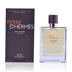 Parfüümvesi Hermes Terre d'Hermes Eau Intense Vetiver EDP meestele 100 ml hind ja info | Meeste parfüümid | kaup24.ee