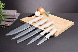 набор из 5 кухонных ножей со столиком berlinger haus bh-2838 цена и информация | Подставка для ножей Tescoma Woody, 21 см | kaup24.ee