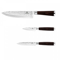 набор из 3 ножей berlinger haus bh-2486 shine basalt цена и информация | Ножи и аксессуары для них | kaup24.ee