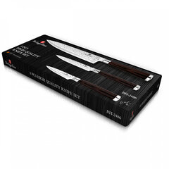 набор из 3 ножей berlinger haus bh-2486 shine basalt цена и информация | Ножи и аксессуары для них | kaup24.ee