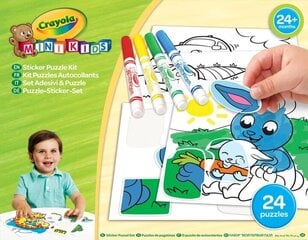 Crayola: Mini Kids minu esimene mõistatuskomplekt, kleebised цена и информация | Принадлежности для рисования, лепки | kaup24.ee