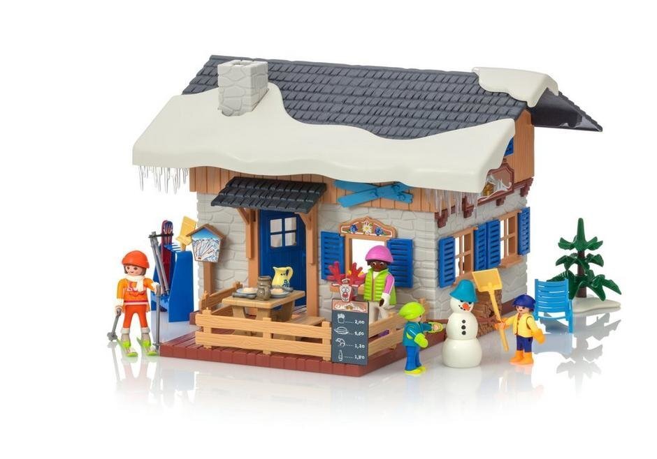 9280 PLAYMOBIL® Family Fun Suusakuurorti terrass цена и информация | Klotsid ja konstruktorid | kaup24.ee