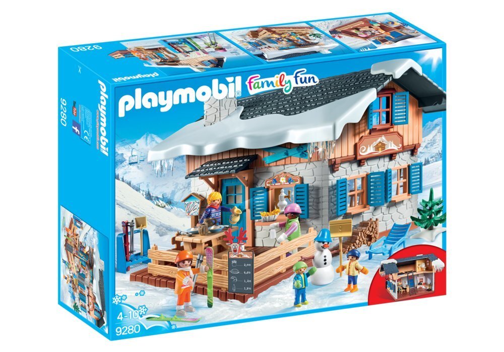 9280 PLAYMOBIL® Family Fun Suusakuurorti terrass цена и информация | Klotsid ja konstruktorid | kaup24.ee