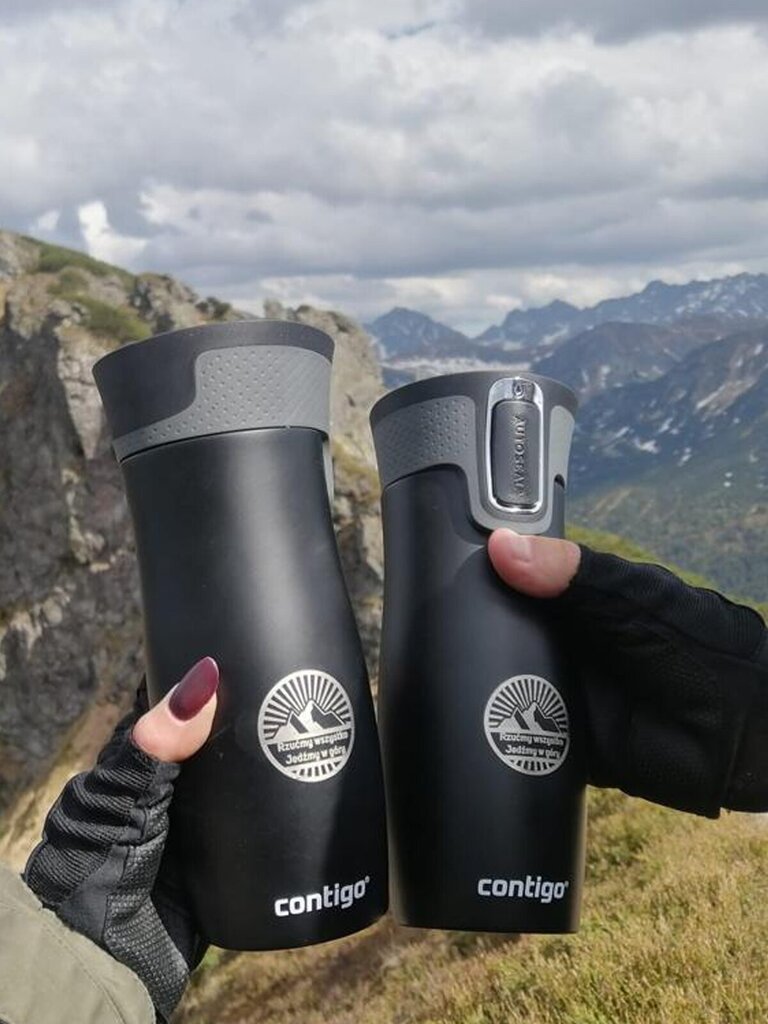 Termokruus Contigo West Loop 470 ml Let's go to the mountains цена и информация | Termosed, termostassid | kaup24.ee