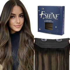Накладные волосы Fshine, темно-коричневые цена и информация | Аксессуары для волос | kaup24.ee