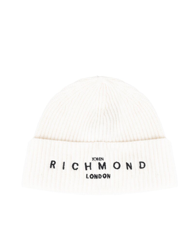 Müts John Richmond RMA22156HA, valge цена и информация | Meeste sallid, mütsid ja kindad | kaup24.ee