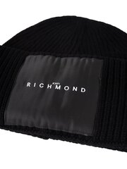 Müts John Richmond RWA22154HA, must цена и информация | Мужские шарфы, шапки, перчатки | kaup24.ee
