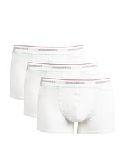 Lühikesed püksid meestele Dsquared2, valged, 3 tk hind ja info | Meeste aluspesu | kaup24.ee