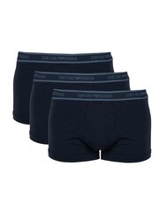 Emporio Armani Боксеры 3 Pack - 111357 2F717 - Военно-морской 111357 2F717 цена и информация | Мужские боксеры | kaup24.ee