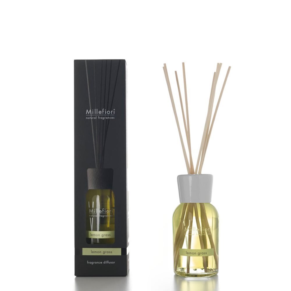 Lõhnapulgad Millefiori Natural Fragrance Lemon Grass 100 ml hind ja info | Kodulõhnastajad | kaup24.ee