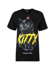 Domrebel T-shirt Meow Box T - Meow Box T-Shirt - Черный  oversized Meow Box T-Shirt цена и информация | Мужские футболки | kaup24.ee