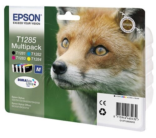 Komplekt Epson C13T12854010, 4 värvi цена и информация | Tindiprinteri kassetid | kaup24.ee
