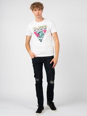 Guess T-Shirt - MBRI25KAVR4 - Белый  regular fit MBRI25KAVR4 цена и информация | Мужские футболки | kaup24.ee