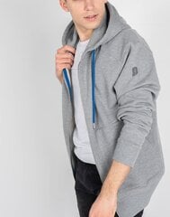 Invicta Толстовка с капюшоном Zip-Hoodie - 4454252/U - Серый меланж  regular fit 4454252/U цена и информация | Мужские толстовки | kaup24.ee