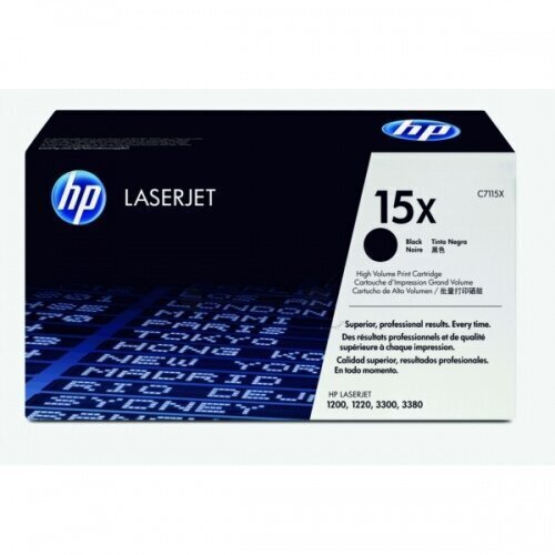 HP No.15X (C7115X) must kassett, 3500 lehte. hind ja info | Laserprinteri toonerid | kaup24.ee