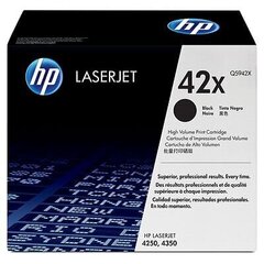 HP No.42X HC (Q5942X) EOL, must kassett hind ja info | Laserprinteri toonerid | kaup24.ee