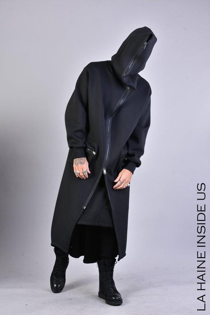 Mantel Unisex La Haine Inside Us LW623, must hind ja info | Meeste joped | kaup24.ee