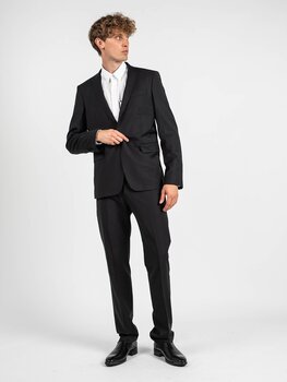 Les Hommes Garnitur Classic City - LKW100 312U | Classic City Suit - Черный  Slim Fit LKW100 312U | Classic City Suit цена и информация | Мужские костюмы | kaup24.ee