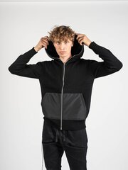 Les Hommes Свитер - LLK401-653A | Wool and Nylon Zip-Up Jumper - Черный  regular fit LLK401-653A | Wool and Nylon Zip-Up Jumper цена и информация | Мужские толстовки | kaup24.ee