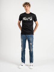 Les Hommes T-shirt - LLT202-717P | Round Neck T-Shirt - Черный  regular fit LLT202-717P | Round Neck T-Shirt цена и информация | Мужские футболки | kaup24.ee