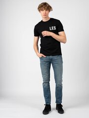 Les Hommes T-shirt - LF224301-0700-9001 | Grafic Print - Черный  regular fit LF224301-0700-9001 | Grafic Print цена и информация | Мужские футболки | kaup24.ee