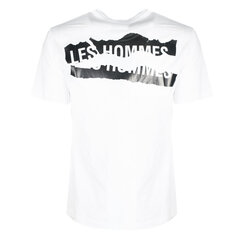 Les Hommes T-shirt - LHG800P LG812 - Белый  regular fit LHG800P LG812 цена и информация | Мужские футболки | kaup24.ee