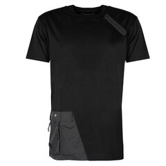 Les Hommes T-shirt Oversize - LKT152 703 | Oversized Fit Mercerized Cotton T-Shirt - Черный  loose fit LKT152 703 | Oversized Fit Mercerized Cotton T-Shirt цена и информация | Мужские футболки | kaup24.ee