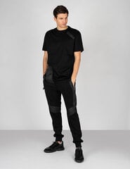 Les Hommes T-shirt Oversize - LKT152 703 | Oversized Fit Mercerized Cotton T-Shirt - Черный  loose fit LKT152 703 | Oversized Fit Mercerized Cotton T-Shirt цена и информация | Мужские футболки | kaup24.ee