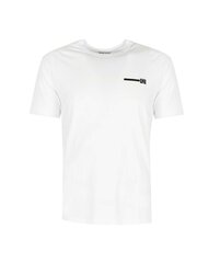 Les Hommes T-shirt Typography - UHT214 700P | Typography T-Shirt - ЧерныйБелый  regular fit UHT214 700P | Typography T-Shirt цена и информация | Мужские футболки | kaup24.ee