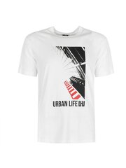 Les Hommes T-shirt Urban Life LHU - URG800P UG816 | Urban Life LHU - Белый  regular fit URG800P UG816 | Urban Life LHU цена и информация | Мужские футболки | kaup24.ee