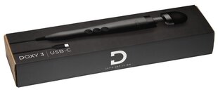 Vibraator Doxy, must, 28 cm hind ja info | Vibraatorid | kaup24.ee