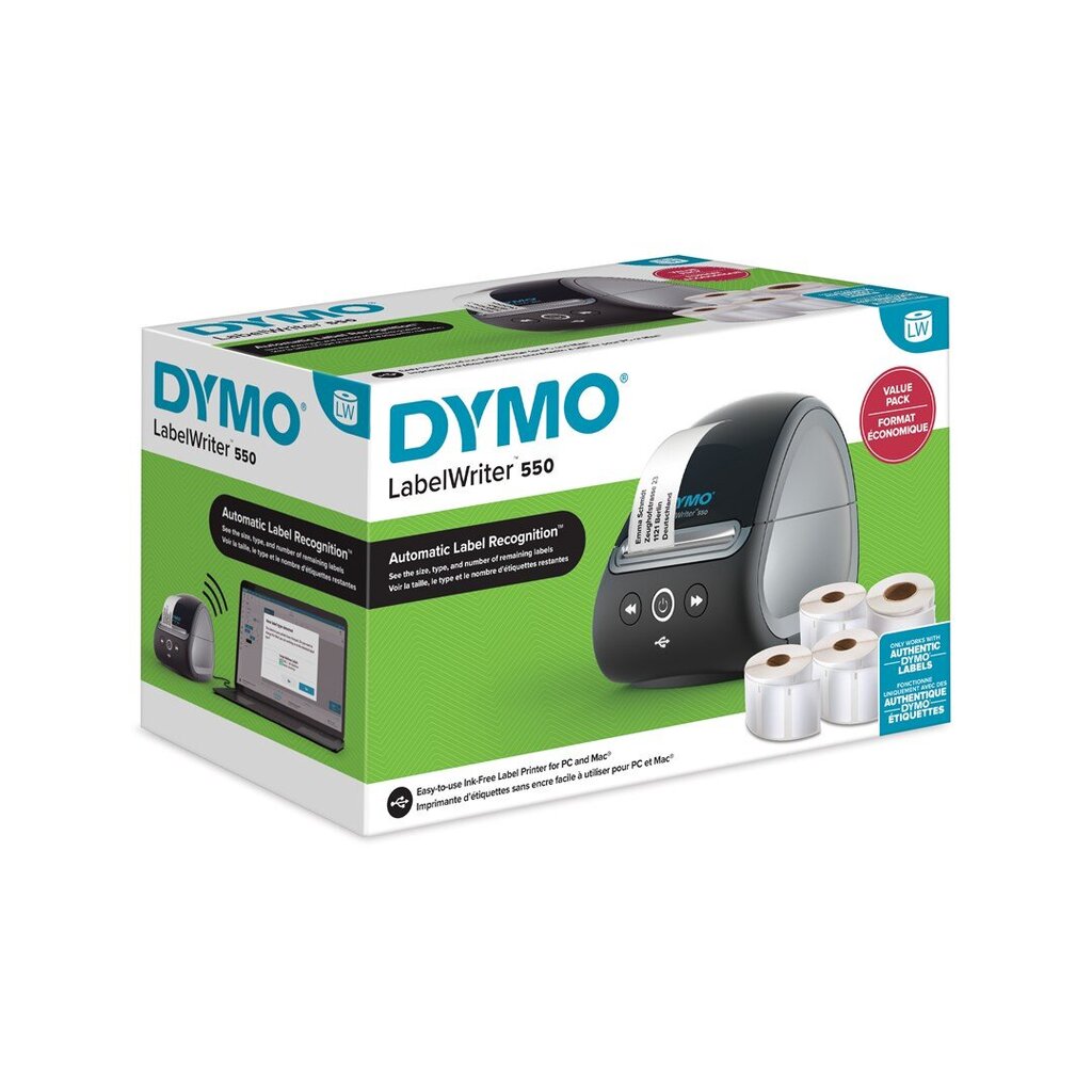 Dymo LabelWriter 550 hind ja info | Printeritarvikud | kaup24.ee