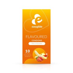 Kondoomid EasyGlide Flavored Condoms, 10 tk hind ja info | Kondoomid | kaup24.ee